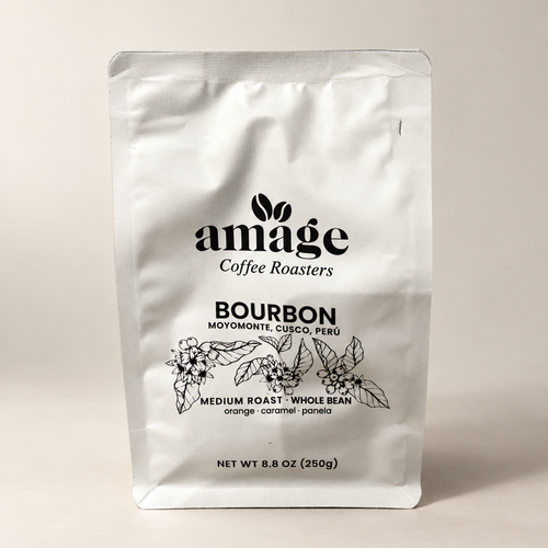 Amage Bourbon coffee 250 g, front product photo