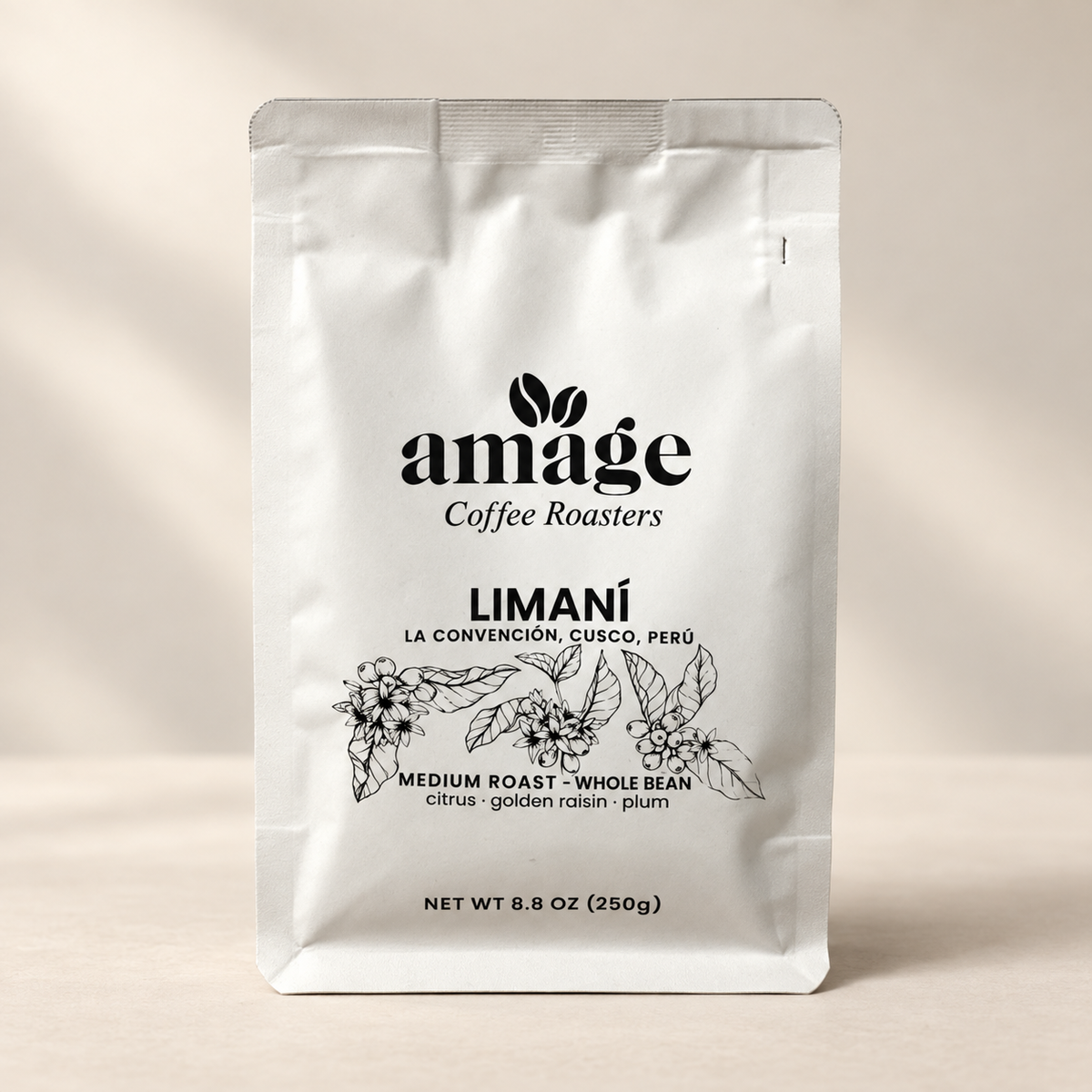 Amage Limaní coffee 250 g, front product photo