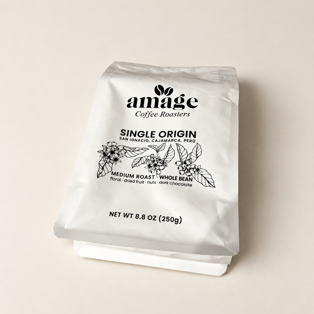 Amage San Ignacio coffee 250 g, angled secondary product photo